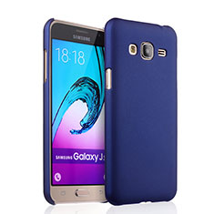 Coque Plastique Rigide Mat pour Samsung Galaxy J3 (2016) J320F J3109 Bleu