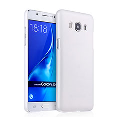 Coque Plastique Rigide Mat pour Samsung Galaxy J5 (2016) J510FN J5108 Blanc