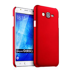 Coque Plastique Rigide Mat pour Samsung Galaxy J5 SM-J500F Rouge