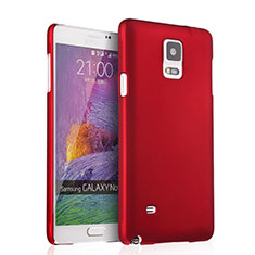 Coque Plastique Rigide Mat pour Samsung Galaxy Note 4 SM-N910F Rouge