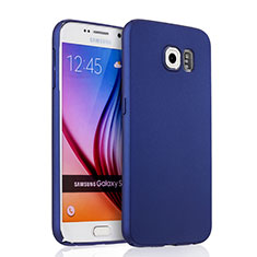 Coque Plastique Rigide Mat pour Samsung Galaxy S6 Duos SM-G920F G9200 Bleu