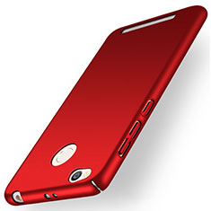 Coque Plastique Rigide Mat pour Xiaomi Redmi 3 High Edition Rouge