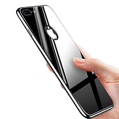 Coque Plastique Rigide Miroir M01 pour Apple iPhone 8 Plus Noir