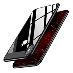 Coque Plastique Rigide Miroir M01 pour Apple iPhone Xs Max Noir