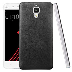 Coque Plastique Rigide Motif Cuir pour Xiaomi Mi 4 LTE Noir