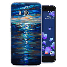 Coque Plastique Rigide Ocean pour HTC U11 Bleu