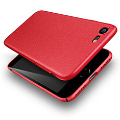 Coque Plastique Rigide Sables Mouvants pour Apple iPhone 7 Rouge