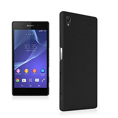 Coque Plastique Rigide Sables Mouvants pour Sony Xperia Z5 Noir