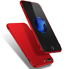 Coque Plastique Rigide Sables Mouvants Q02 pour Apple iPhone 7 Plus Rouge