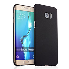 Coque Plastique Rigide Sables Mouvants R03 pour Samsung Galaxy S6 Edge+ Plus SM-G928F Noir