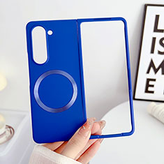 Coque Plastique Rigide Sans Cadre Etui Housse Mat avec Mag-Safe Magnetic Magnetique BH1 pour Samsung Galaxy Z Fold5 5G Bleu