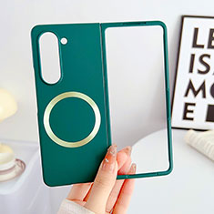 Coque Plastique Rigide Sans Cadre Etui Housse Mat avec Mag-Safe Magnetic Magnetique BH1 pour Samsung Galaxy Z Fold5 5G Vert Nuit