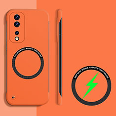 Coque Plastique Rigide Sans Cadre Etui Housse Mat avec Mag-Safe Magnetic Magnetique pour Huawei Honor 80 GT 5G Orange