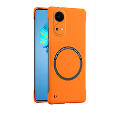 Coque Plastique Rigide Sans Cadre Etui Housse Mat avec Mag-Safe Magnetic Magnetique pour Huawei Honor X7 Orange