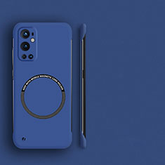 Coque Plastique Rigide Sans Cadre Etui Housse Mat avec Mag-Safe Magnetic Magnetique pour OnePlus 9 Pro 5G Bleu