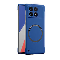 Coque Plastique Rigide Sans Cadre Etui Housse Mat avec Mag-Safe Magnetic Magnetique pour Xiaomi Redmi K70 Pro 5G Bleu