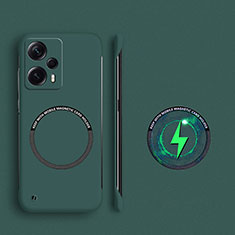 Coque Plastique Rigide Sans Cadre Etui Housse Mat avec Mag-Safe Magnetic Magnetique pour Xiaomi Redmi Note 12 Turbo 5G Vert