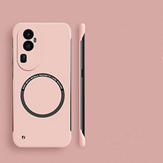 Coque Plastique Rigide Sans Cadre Etui Housse Mat avec Mag-Safe Magnetic Magnetique S02 pour Oppo Reno10 Pro+ Plus 5G Rose