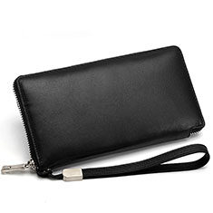 Coque Pochette Cuir Universel H18 pour Accessories Da Cellulare Tappi Antipolvere Noir