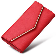Coque Pochette Cuir Universel K03 pour Samsung Galaxy Fresh Trend Duos S7392 Rouge