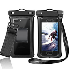 Coque Pochette Etanche Waterproof Universel W05 pour Accessories Da Cellulare Bastone Selfie Noir
