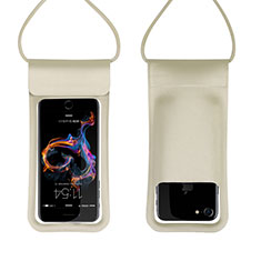 Coque Pochette Etanche Waterproof Universel W06 pour Samsung Galaxy A14 5G Or