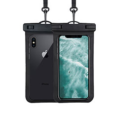 Coque Pochette Etanche Waterproof Universel W07 pour Accessories Da Cellulare Bastone Selfie Noir