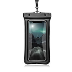 Coque Pochette Etanche Waterproof Universel W12 pour Samsung Galaxy A7 2018 A750 Noir