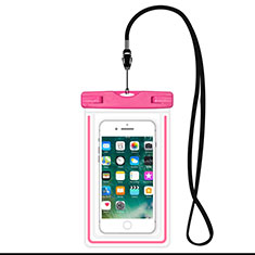 Coque Pochette Etanche Waterproof Universel W16 pour Accessories Da Cellulare Bastone Selfie Rose