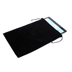 Coque Pochette Velour pour Samsung Galaxy Tab S2 9.7 SM-T810 SM-T815 Noir