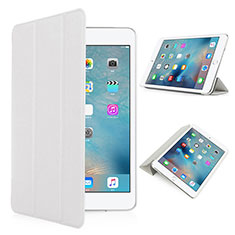 Coque Portefeuille Cuir Mat pour Apple iPad Pro 9.7 Blanc