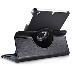 Coque Portefeuille Cuir Rotatif pour Apple iPad Mini 2 Noir