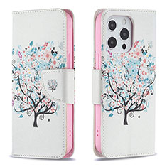 Coque Portefeuille Fleurs Livre Cuir Etui Clapet Z02 pour Apple iPhone 13 Pro Max Mixte