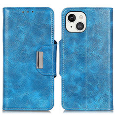 Coque Portefeuille Livre Cuir Etui Clapet A01 pour Apple iPhone 13 Bleu