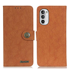 Coque Portefeuille Livre Cuir Etui Clapet A01D pour Motorola Moto Edge (2022) 5G Marron