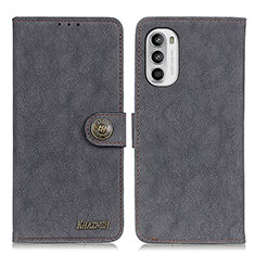 Coque Portefeuille Livre Cuir Etui Clapet A01D pour Motorola Moto Edge (2022) 5G Noir