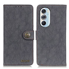 Coque Portefeuille Livre Cuir Etui Clapet A01D pour Motorola Moto Edge 30 Pro 5G Noir