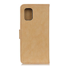 Coque Portefeuille Livre Cuir Etui Clapet A01D pour Motorola Moto Edge S 5G Or