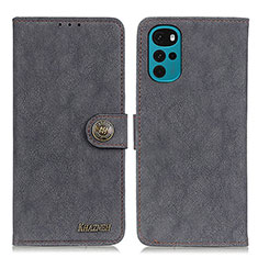 Coque Portefeuille Livre Cuir Etui Clapet A01D pour Motorola Moto G22 Noir