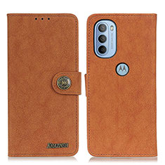 Coque Portefeuille Livre Cuir Etui Clapet A01D pour Motorola Moto G41 Marron