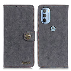 Coque Portefeuille Livre Cuir Etui Clapet A01D pour Motorola Moto G41 Noir