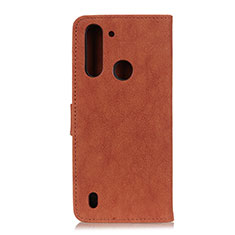 Coque Portefeuille Livre Cuir Etui Clapet A01D pour Motorola Moto One Fusion Marron