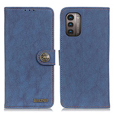 Coque Portefeuille Livre Cuir Etui Clapet A01D pour Nokia G11 Bleu