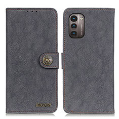 Coque Portefeuille Livre Cuir Etui Clapet A01D pour Nokia G11 Noir