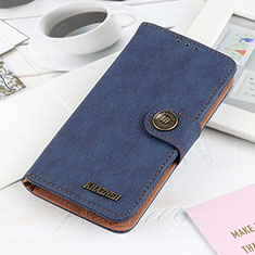 Coque Portefeuille Livre Cuir Etui Clapet A01D pour OnePlus 9 5G Bleu