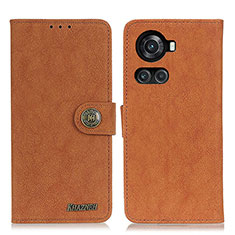 Coque Portefeuille Livre Cuir Etui Clapet A01D pour OnePlus Ace 5G Marron