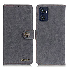 Coque Portefeuille Livre Cuir Etui Clapet A01D pour Oppo Find X5 Lite 5G Noir