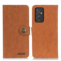 Coque Portefeuille Livre Cuir Etui Clapet A01D pour Samsung Galaxy A15 4G Marron