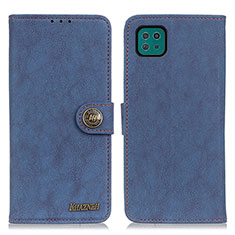 Coque Portefeuille Livre Cuir Etui Clapet A01D pour Samsung Galaxy A22s 5G Bleu