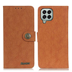 Coque Portefeuille Livre Cuir Etui Clapet A01D pour Samsung Galaxy M33 5G Marron